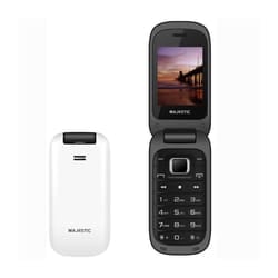 New Majestic TLF Lucky 48 Flip UMTS 6,1 cm (2.4") 73 g Bianco Telefono di livello base