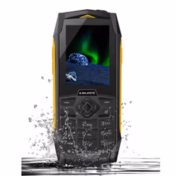 New Majestic Tank 156 g Nero, Arancione Telefono cellulare basico - Vista aggiuntiva 2