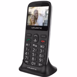 New Majestic TLF-Sileno 72 5,87 cm (2.31") 76,5 g Nero Telefono per anziani