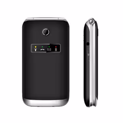 New Majestic TLF-SILENO 82 FLIP 112 g Nero Telefono per anziani