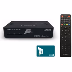 New Majestic SAT 270, Cavo, HD, DVB-S, DVB-S2, 10 bit, HEVC, Nero
