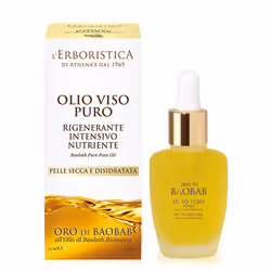 L’Erboristica Oro Di Baobab Olio Puro Viso 30ml, 30 ml, Donna, Pelle invecchiata, Elasticità, Nutriente, Rigenerante, Tonific ...