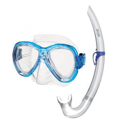 SEAC Ischia Vetro temperato Policarbonato, Silicone Blu, Trasparente Adulto