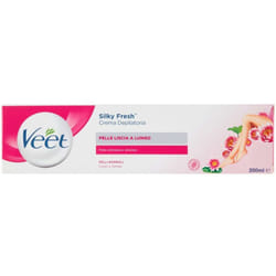 Veet - Crema Depilatoria Silky Fresh Pelli Normali Corpo e Gambe Liscia a Lungo