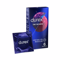 I preservativi Durex Intense Orgasmic sono con rilievi e nervature per stimolare l'orgasmo ed associano il gel stimolante per ...
