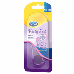 Dr. Scholl's Party Feet Retro Tallone Cuscinetti in gel trasparente adesivo, aiuta a prevenire il dolore della parte posterio ...