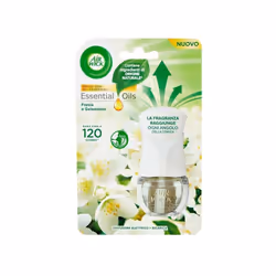 Diffusore d'essenza per ambienti domestici Watt 1,9 - Plastica bianca Dotazione 1 ricarica ml 19 inclusa Profumazione con est ...