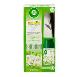 Air Wick - deodorante per ambiente freshmatic base+ricarica 250ML fresia bianca e gelsomino