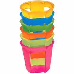 In termoplastica, ideale per bicchieri di plastica, impilabili,NLcol. assortiti.