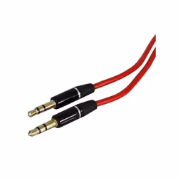 nuovaVideosuono 2/15, 3.5mm, Maschio, 3.5mm, Maschio, 1,4 m, Nero, Rosso