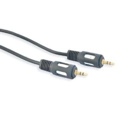 nuovaVideosuono 3.5mm 1.5m M-M cavo audio 1,5 m Nero