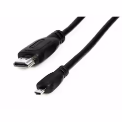nuovaVideosuono HDMI-micro HDMI 1.5m M-M, 1,5 m, HDMI tipo A (Standard), HDMI tipo D (Micro), Nero