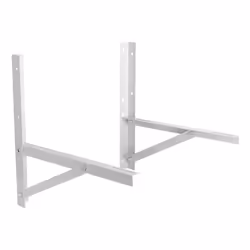 nuovaVideosuono 24LU090, Staffa di supporto del condizionatore d'aria, Bianco, 80 kg, Acciaio, 2 pz, 40 mm