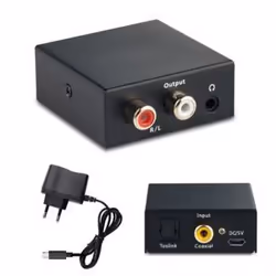 nuovaVideosuono COA D-A convertitore audio Nero