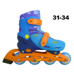 Mandelli Pattini In-Line Easy Roller 31/34 Regolabili Azzurro