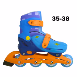 Mandelli Pattini In-Line Easy Roller 35/38 Regolabili Azzurro