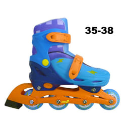Mandelli Pattini In-Line Easy Roller 35/38 Regolabili Azzurro