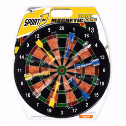Mandelli Bersaglio Magnetico Diametro 40 Cm. Con 6 Freccette, Bivalva