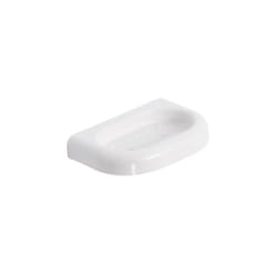 Metaform - Porta sapone da parete Bianco in Termoindurente e abs Mod. Linea