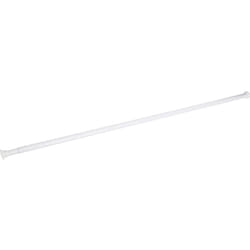 Metaform - Tubo bastone doccia 70-125 estensibile alluminio bianco tende doccia vasca