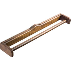 Metaform - Barra porta asciugamani 56 cm accessori bagno arte povera in legno mod. Mathilde