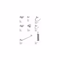 Iacuzzo Ferramenta CONTATTARE NEGOZIO EBAY KIT 8 ACCESSORI BAGNO IN OTTONE CROMATO E VETRO METAFORM ONE ART. 757 Set 8 pz Acc ...