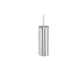 Metaform - Portascopino Wind Acciaio Inox finitura Cromo h38 cm Scopino incluso