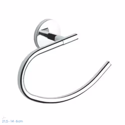 Set accessori bagno kit completo One Cromo 4 pezzi in Acciaio Cromato - Vista aggiuntiva 3