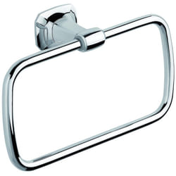 Metaform - Porta asciugamani ad anello da parete Cromo in Ottone cromato Mod. Aida