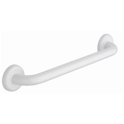 Metaform - Maniglione disabili anziani barra per bagno doccia in acciaio bianco 45 cm