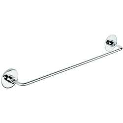 Metaform - Porta asciugamani 40cm da parete Cromo in Acciaio cromato Mod. Wind