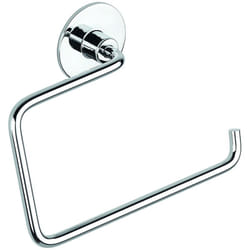 Metaform - Porta asciugamani ad anello da parete Cromo in Acciaio cromato Mod. Wind
