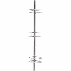 Portaoggetti Doccia Spider 4 Family Metaform: 101e85100 Portaoggetti doccia composto da 3 mensole, realizzato in acciaio crom ...