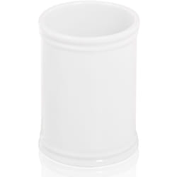 Metaform - Porta spazzolini da appoggio bianco bicchiere mod. Impero
