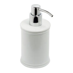 Metaform - Dispenser sapone da appoggio Bianco in Porcellana e leghe metalliche Mod. Impero