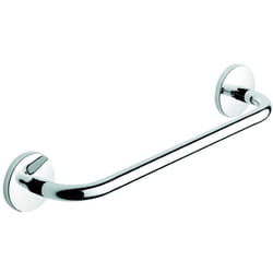 Metaform - Porta asciugamani 30cm da parete Cromo in Acciaio cromato Mod. One duo cromo