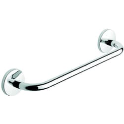 Metaform - Porta asciugamani 45cm da parete Cromo in Acciaio cromato Mod. One duo cromo