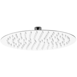 Metaform - Soffione doccia tondo 25 cm in acciaio effetto pioggia cromo lucido