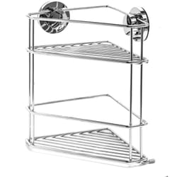 Metaform - Angolare portaoggetti doccia mensola doppia mod. New Chrome 2.0
