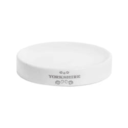 Metaform - Porta sapone da appoggio Bianco in Ceramica Mod. Yorkshire