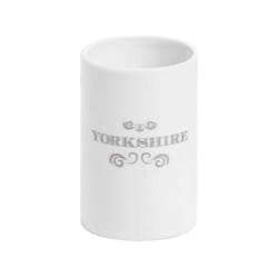 Metaform - Porta spazzolini da appoggio Bianco in Ceramica Mod. Yorkshire