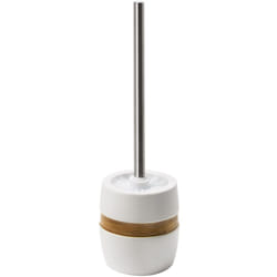 Metaform - Porta scopino da terra wc toilette bagno bianco mod. Maya