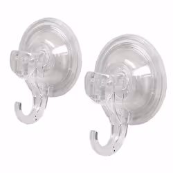 Coppia Appendiabiti - set di 2 Trasparente in Materiale Termoplastico Mod. Air Container