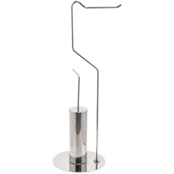 Metaform - Piantana porta scopino wc porta rotolo da terra toilette Airone