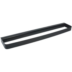 Metaform - Porta asciugamani 45 a muro in acciaio nero opaco mod. 25 Black