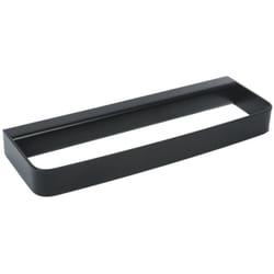 Metaform - Porta asciugamani ad anello in acciaio nero opaco mod. 25 Black