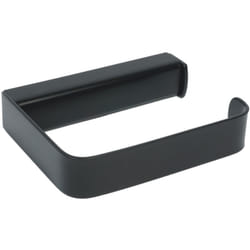 Metaform - Porta rotolo aperto a muro in acciaio nero opaco mod. 25 Black