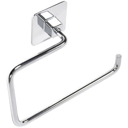 Metaform - Porta asciugamani ad anello bagno in acciaio mod.Cold Wind Cromo