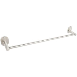 Metaform - Porta asciugamani 45 a muro bagno in acciaio spazzolato mod. Blizz