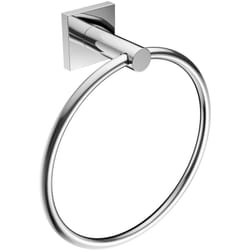 Metaform - Porta asciugamani ad anello in acciaio cromo mod. Hotel Maison